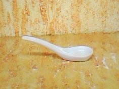 Foto Colher para mostarda de Porcelana  16,0 x 6,0 utilitrio