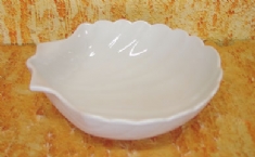 Foto Saladeira de Porcelana concha 1a com relevo 