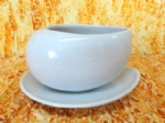 Foto Bowl com pires de Porcelana Aladim 13,5 x 12,0 x 6,5