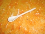 Foto Colher de sobremesa de  Porcelana 13,5 x 2,5 utilitario