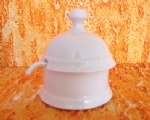 Foto Pote de Porcelana para mel com colher
