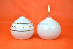 Foto Castial de Porcelana bola lisa     7,5 x 8,0 