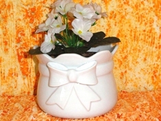 Foto Cachepot de Porcelana com lao 1c