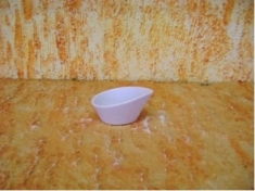 Foto Mini tigela folha de Porcelana 4,5 x 9,0 6,7