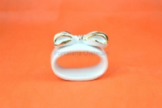 Foto Porta guardanapo de Porcelana lao 2 oval 6,0 x 0,5