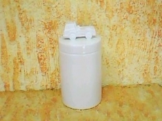 Foto Pote de Porcelana carrinho 1   17,0 x 8,5 