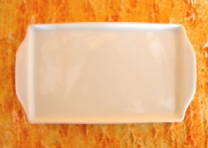 Foto Bandeja de Porcelana retangular 3 