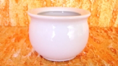 Foto Cachepot de Porcelana violeta 1a 
