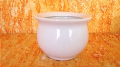 Foto Cachepot de Porcelana violeta 1b 
