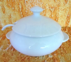 Foto Farinheira de Porcelana 3 com colher 12,0 x17,5, aucareiro,
