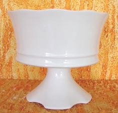 Foto Fruteira 2 red.  com friso e pe de Porcelana  20,0 x 24,0 