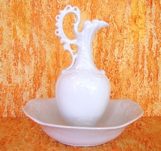 Foto Jarra de Porcelana 8 com bacia 