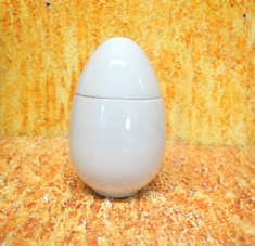 Foto OVO DE PASCOA LISO 1 de Porcelana utilitario  18,5 X11,5