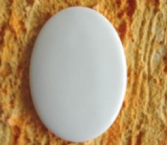 Foto Placa de Porcelana oval 7 