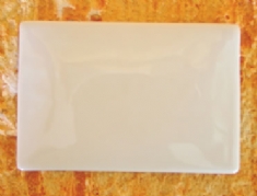 Foto Placa de Porcelana retangular 232   sem furo