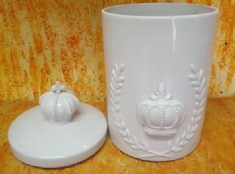 Foto Pote grande de Porcelana coroa GG 38,0 x 19,5