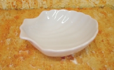 Foto Saladeira de Porcelana concha prola 1b