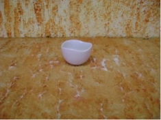 Foto Mini Tigela de Porcelana Onda 1c