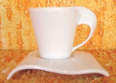 Foto Xcara de Porcelana Hava para Ch sem pires  180ml