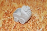 Foto Carrinho de bebê de Porcelana com laço 6,0 x 6,0