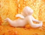 Foto Anjo de Porcelana para vela  MED. 4,5 X 9,0