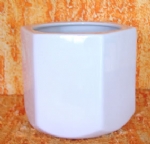 Foto Cachepot de Porcelana sextavado 1 