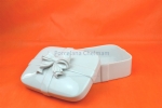 Foto Caixa de Porcelana retangular com laço 2a