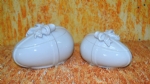 Foto Ovo de páscoa deitado de Porcelana com laço 2 med.11,5x20,0