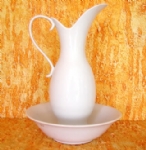 Foto Jarra de Porcelana 11 com bacia