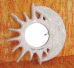 Foto Porta espelho de Porcelana sol e lua 