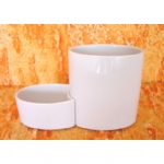 Foto Porta lpis de Porcelana com clips 2 peas